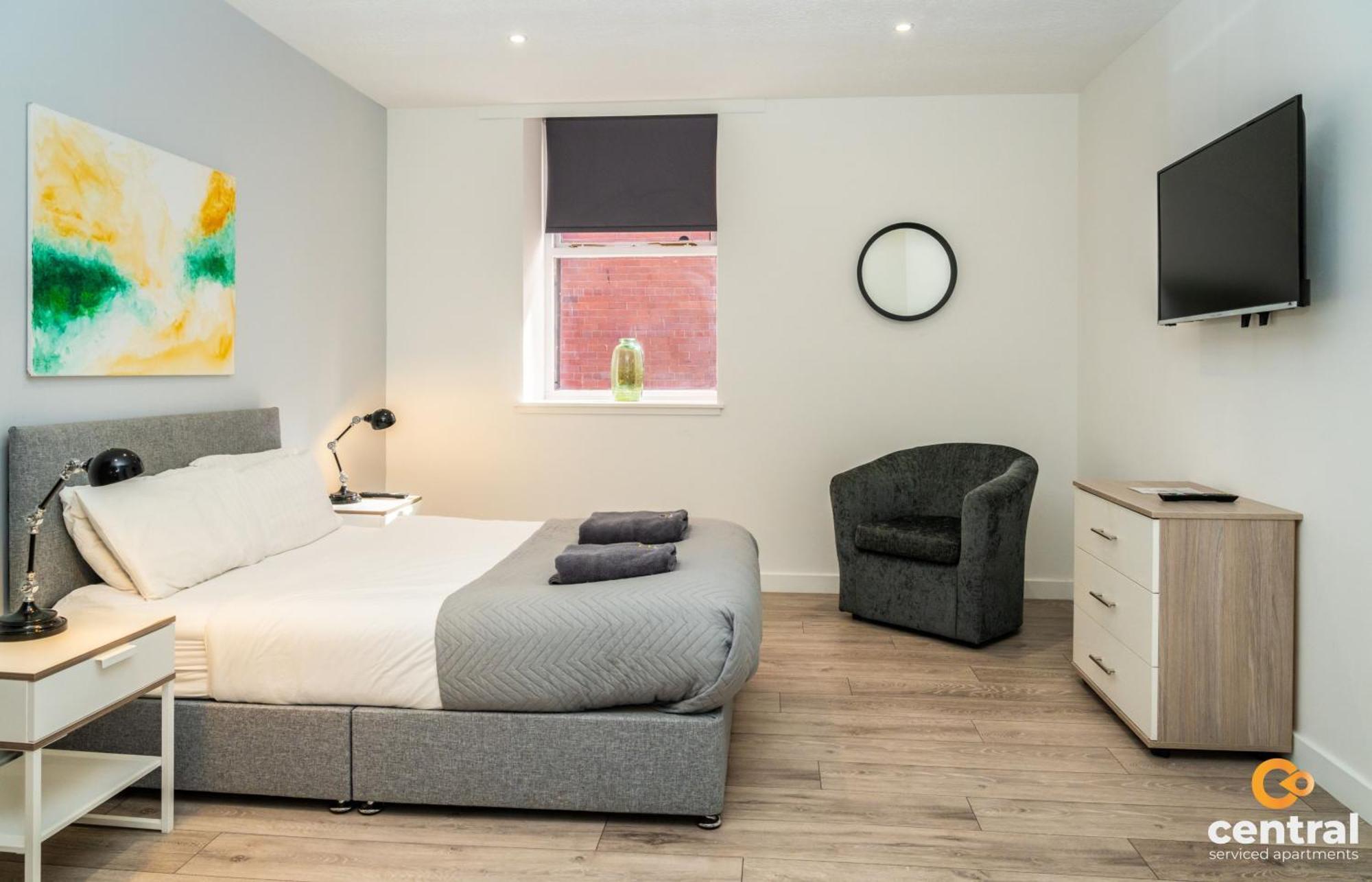 Central Serviced Apartments - 2 Bedroom - Walk Away From City Centre & Universities - Sleeps 4 - 1 X Double 2 X Single - Smart Tvs In All Rooms - Short Term Stays Welcome - Walk Away From Train & Bus Station - Preferred Location For Short Stay In Dun Dundee Bagian luar foto