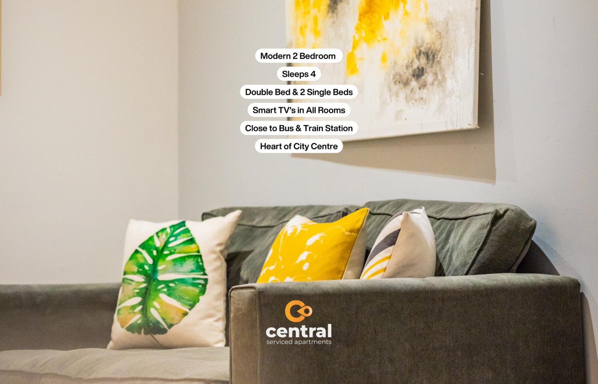 Central Serviced Apartments - 2 Bedroom - Walk Away From City Centre & Universities - Sleeps 4 - 1 X Double 2 X Single - Smart Tvs In All Rooms - Short Term Stays Welcome - Walk Away From Train & Bus Station - Preferred Location For Short Stay In Dun Dundee Bagian luar foto